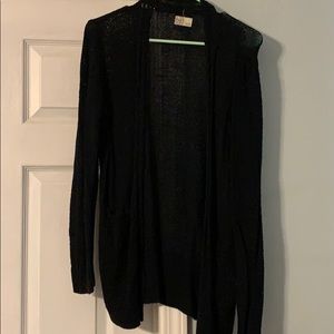 Black long sweater